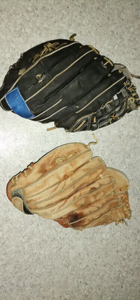 Gants baseball cuir véritable pour main gauche