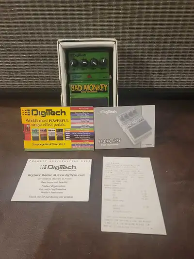 DigiTech Bad Monkey Tube Overdrive guitar effects pedal. NEW IN BOX - NEVER USED. I purchased this p...