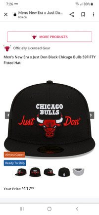 Men's New Era Just Don Black Chicago Bulls 59FIFTY Fitted Hat