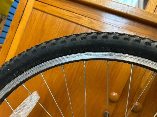 Bicycle with Helmet in Road in Fredericton - Image 6