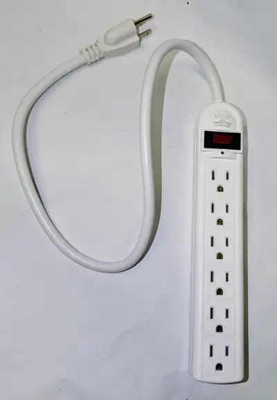Elink Surge Protection Power Strip 6 Outlets 2ft HM-PS-1308 15A, View more