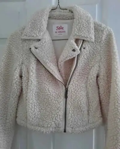 Girls Size 10 Justice brand sherpa jacket, View more