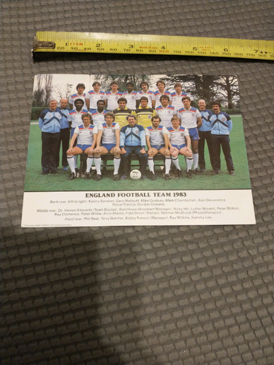 England football team 1983 picture, View more