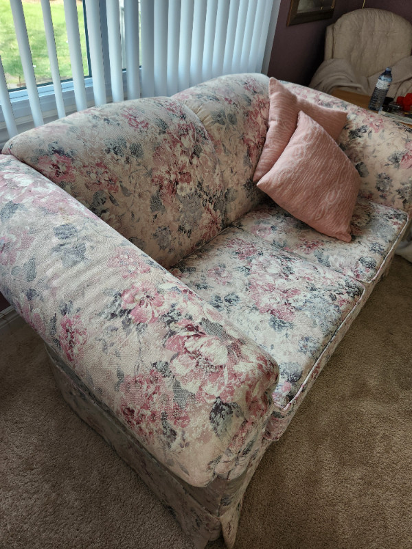 Chesterfield and loveseat in Couches & Futons in Trenton