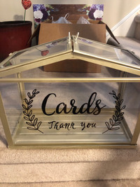 Cards Box for Wedding or any party - $50