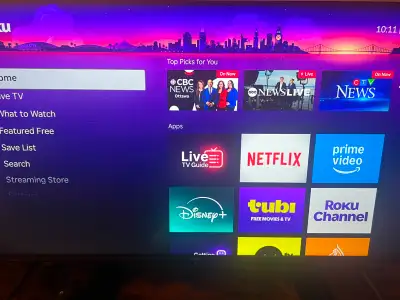 Hisence Vidda 43' Smart TV - used, View more