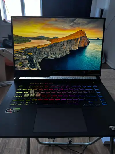 Asus Rogstrix. Il run COD, fortnite et pleins de jeux haut la main. Il est presque neuf, je joue plu...