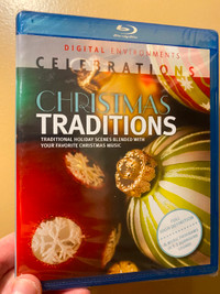 Blu-ray Rare de traditions de noël ( MUSIQUE, ÉCLARAGE COLORÉ )