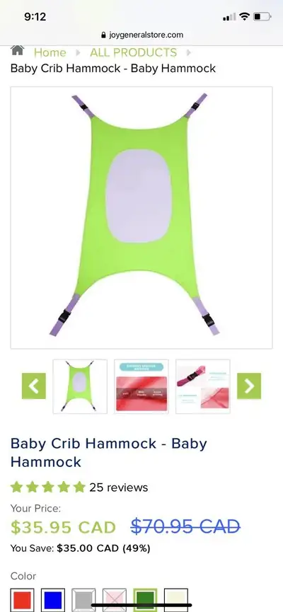 Crib hammock, View more