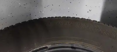 Tires are pretty worn. Rims are in very good condition.