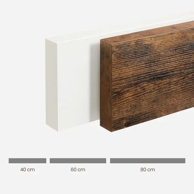 Floating Shelves Set of 2, Vintage Wall Shelf 23.6 Inch, Hanging in Home Décor & Accents in Markham / York Region - Image 9