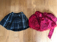 Size 4t holiday Christmas skirts
