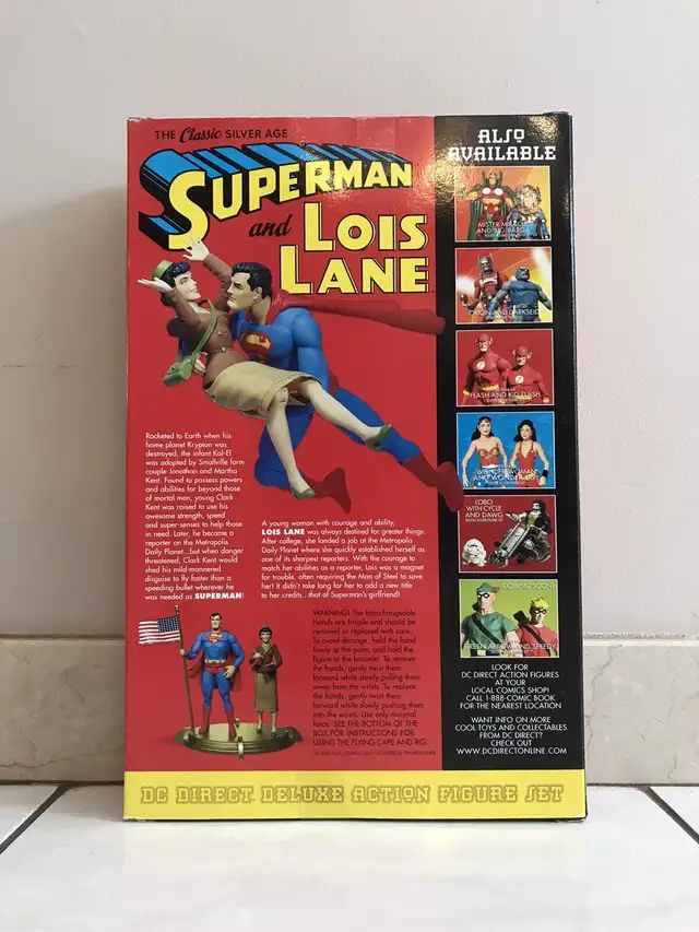 DC DIRECT CLASSIC SILVER AGE SUPERMAN & LOIS FIGURES in Toys & Games in City of Toronto - Image 3