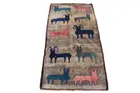 Persian Shiraz rug - Antique and one of a kind-