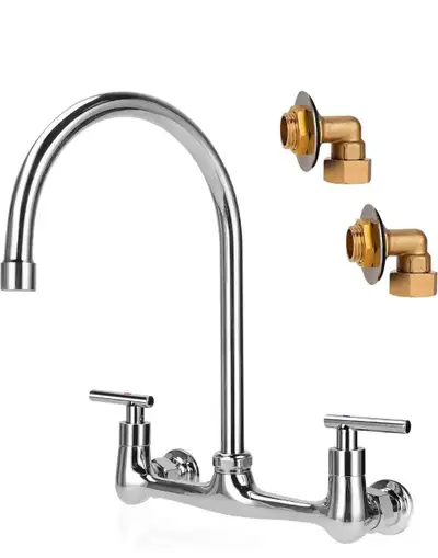 Brand New Wall Mounted Kitchen Faucet with 8inch Spout, View more