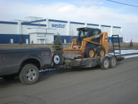 Excavator, Skidsteer (Bobcat) available for hire.