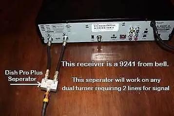 DPP SEPARATORS FOR ALL BELL SATELLITE TV HD PVR'S NEW. THE NEW DPP DISH PRO PLUS SEPARATOR IN CONJUN...