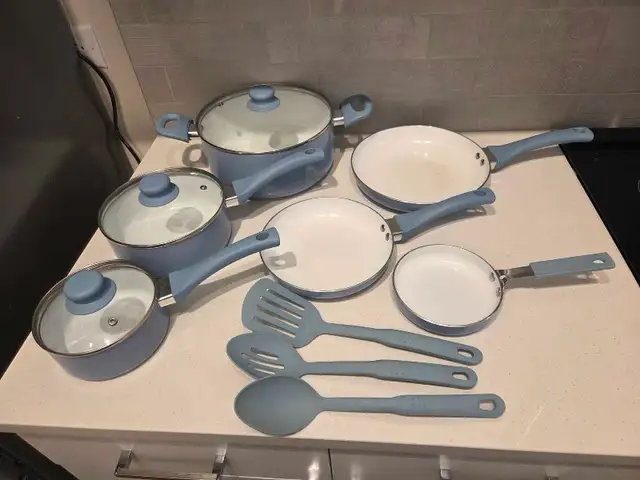 Beautiful Light Blue Cookware Set485451069213921280