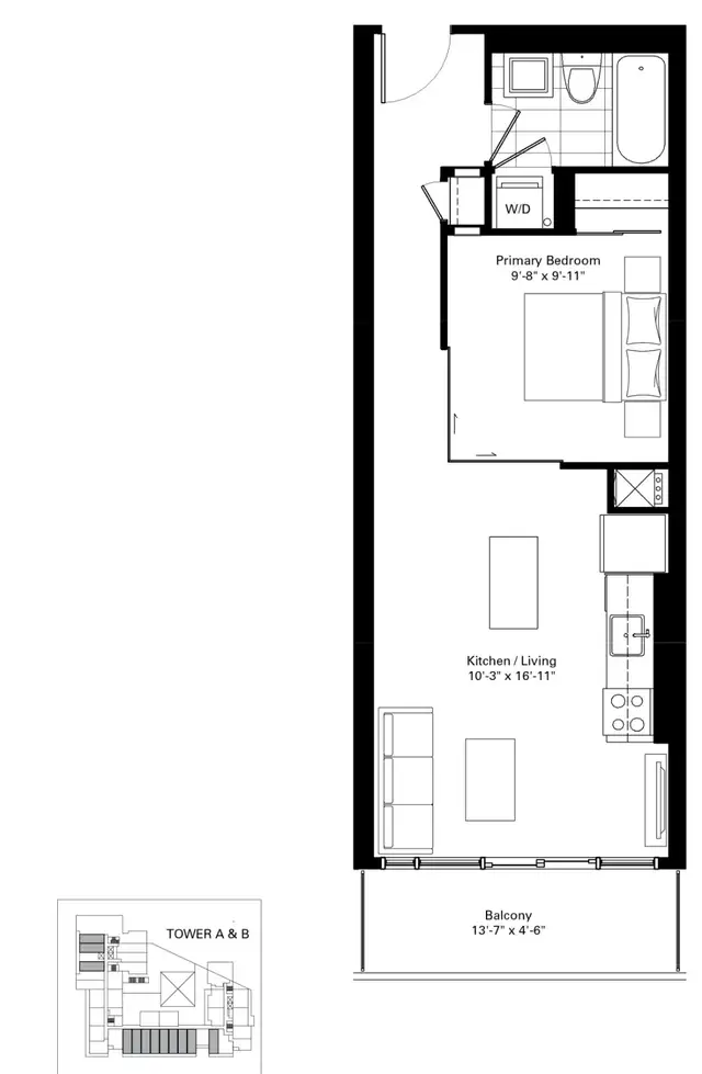 Liberty Village –  1 month rent free -  Lease Takeover in Long Term Rentals in City of Toronto - Image 8