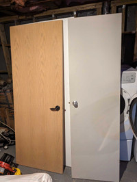 Hollow core doors (interior) Oak Veneer and white