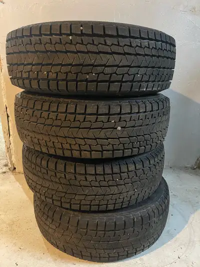 Tires is like new condition. Used for one winter only. Manufacture date 2024. 13/32 tread depth left...