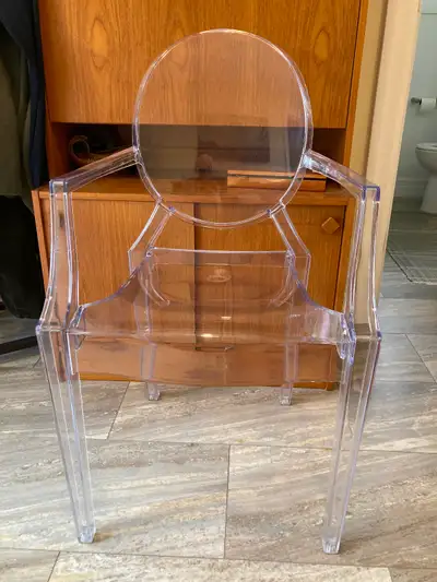 Replica Louis ghost armchair, pale blue,, View more