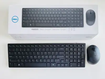Dell KM555 Keyboard & Mouse Combo, View more