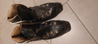 Vintage Valdo leather ski boots, good shape, size 12 $40