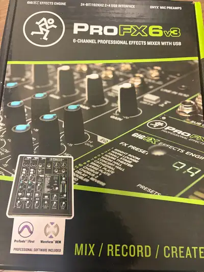 ProFX6v3 6-Channel Professional Effects Mixer, View more