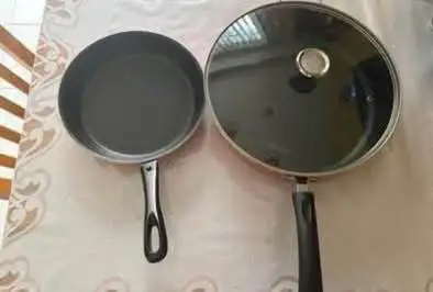 Small and big frying pan (Okay condition) (Both for FREE), View more