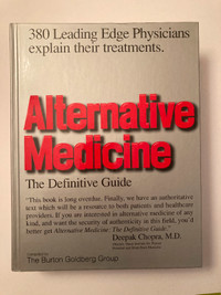 Alternative Medicine: The Definitive Guide Hardcover  1995