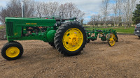 1953 tractor and plow