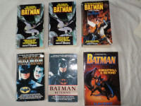 COLLECTION of SIX BATMAN BOOKS - USED, GOOD CONDITION!