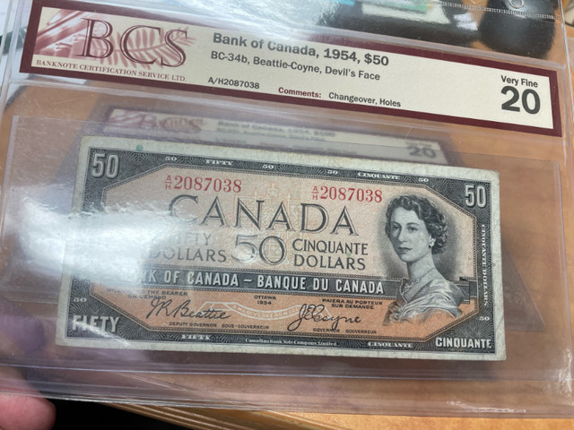 "Devil's Face" 50, $100 and Cons # UNC 60 Banknotes !! in Arts & Collectibles in City of Toronto - Image 2