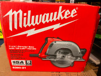New in Box Milwaukee 7 1/4” Circular Saw w/tilt lock Handle