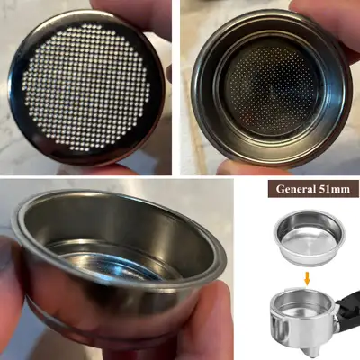 Espresso Coffee Filter Basked (51mm) 14-18gms (Stainless Steel), View more
