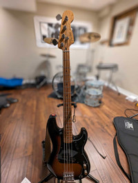 Upgraded Fender P-Bass Guitar 