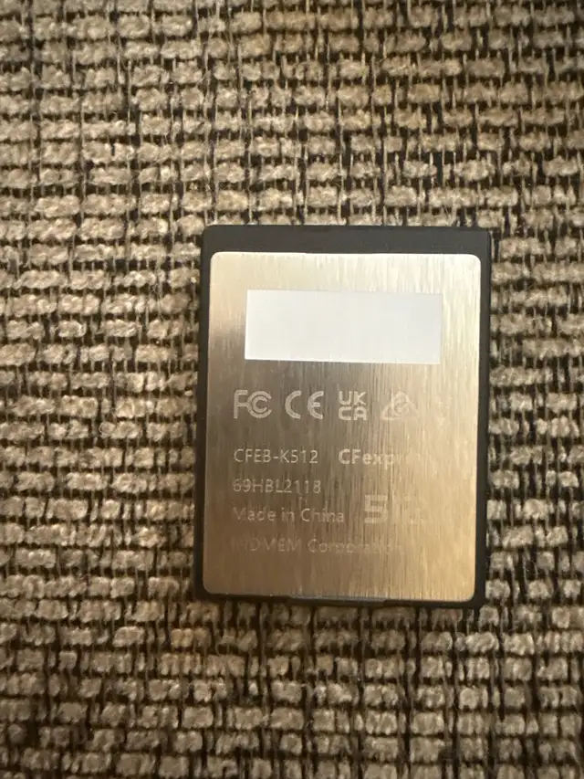 CF Express card 512GB63760463994881121