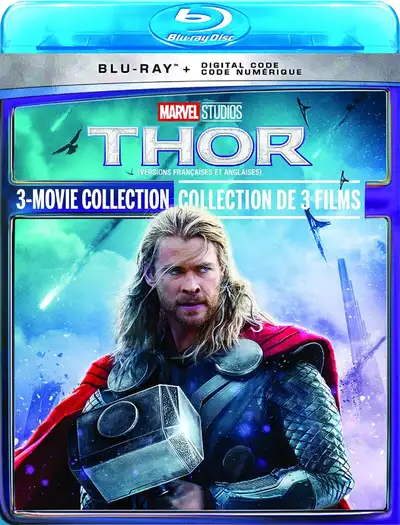 Hello Marvel fans! Here I have for sale a collection of 3 Thor movies on Blu-Ray disc. You get the m...