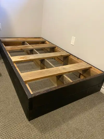 Wooden Twin Bed Frame, View more