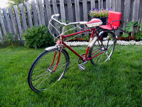 RARE VINTAGE 24" BIKE 1953 WITH RARE CHILD CARRIER