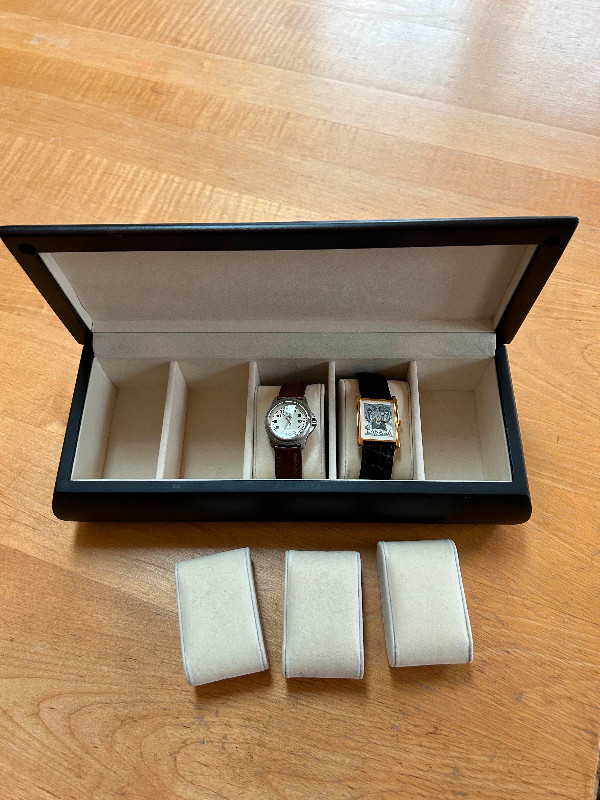 Solid Wood Watch, Jewelry Box/Case - 5 compartments in Jewellery & Watches in Cambridge - Image 4