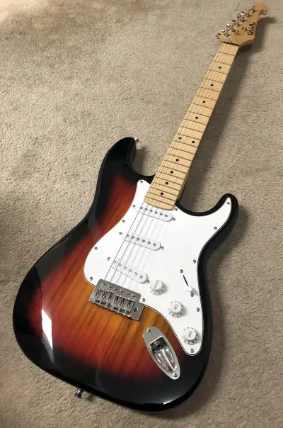 GWL Fender Strat Style Guitar with Gig Bag, View more