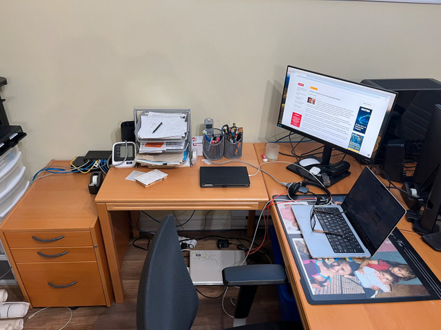 Grande bureau de travaille - Large office desk dans Bureaux  à Laval/Rive Nord - Image 2
