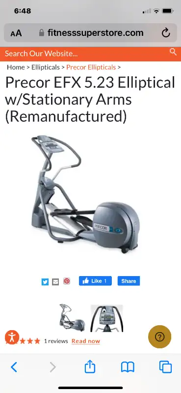 Precor efx 5.23 stride length hotsell