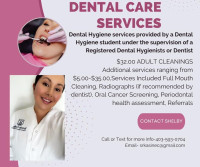 Free Dental Cleaning for Children aged 6-11