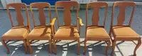 SET OF 5 ANTIQUE CHAIRS