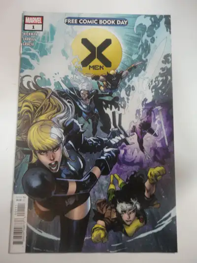 FCBD X-MEN #1 MAY 2020 $15 Written by Jonathan Hickman and Tom Taylor. Art by Pepe Larraz and IBan C...