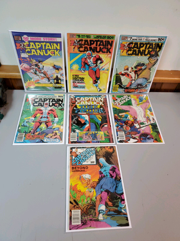 Captain Canuck 4 5 7 11 12 13 14 high grade comics check picture in Comics & Graphic Novels in St. Catharines