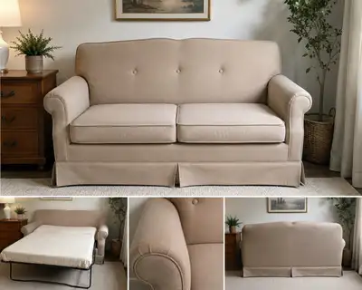 Beige Sofa Bed, View more